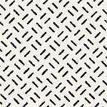 Vector Seamless Black And White Hand Drawn Lines Pattern. Abstract Freehand Background Design