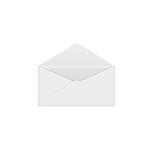 Envelope icon. Vector illustration on white background.