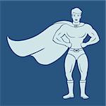 Superhero vector illustration eps 8 file format