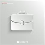 Briefcase icon - vector web illustration, easy paste to any background
