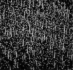 Rainy sky vector illustration on a black background. Place on top of your image in the screen mode