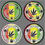 cannabis leaf silhouette design jamaican flag background