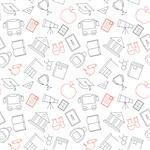 Back to School. Seamless vector pattern