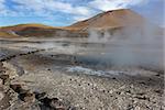 El Tatio Geysers in the morning