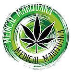 medical cannabis marijuana leaf green textured background