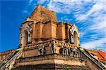 Chiang Mai, Thailand at Wat Chedi Luang.