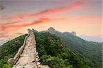 Great Wall of China at the Jinshanling section.