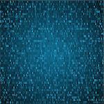 Exchange trades blue background. Binary code. Hacker concept in vector