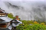 Nachi, Japan at Seigantoji Pagoda and Nachi Falls.