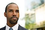 Businessman outdoors, portrait