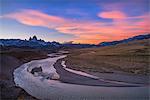 South America, Patagonia, Argentina, Santa Cruz, El Chalten, Fitz Roy at Los Glaciares National Park