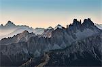 Europe, Italy, Veneto, Belluno, Cortina d Ampezzo. The peaks of Croda da Lago, Dolomites