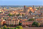 Italy, Italia. Emilia-Romagna, Bologna district, Bologna. Cityscape and San Petronio Basilica