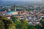 Italy, Italia. Veneto. Vicenza. The town from Monte Berico.