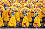 Participants perfrom at Dinagyang Festival, Iloilo City, Western Visayas, Philippines