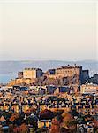 UK, Scotland, Lothian, Edinburgh, City Skyline with the Castle viewed from the Blackford Hill.