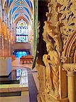 UK, Scotland, Lothian, Edinburgh, Interior view of the St Giles' Cathedral.