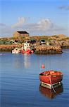 Scotland, Argyll and Bute, Isle of Tiree. Scarinish Harbour on a summer evening.