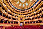 Seating in Interior of Teatro Massimo in Palermo, Sicily, Italy