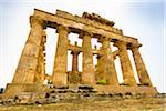 Temple of Hera at Selinunte an Ancient Greek City and Archaeological Site in Sicily, Italy