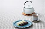 Tea and Japanese pastry