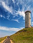 Old Wicklow Head Lighthouse, Dunbur Head, Wicklow, Co. Wicklow, Ireland.