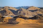 Niger, Agadez, Sahara Desert, Tenere, Kogo.  Mountainous country on the edge of the vast Tenere Desert.