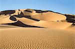 Niger, Agadez, Sahara Desert, Tenere, Arakaou. The magnificent Arakaou sand dune in the Tenere Desert which stands about 385 m high.