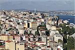 Galata and Karakoy district in Istanbul city, Turkey