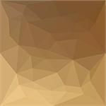 Low polygon style illustration of a dark tangerine abstract geometric background.