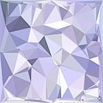 Low polygon style illustration of a lavender abstract geometric background.