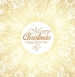 Vector Christmas background, Merry Christmas card with snow