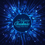 Merry Christmas card, Happy New Year background