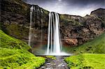 Seljalandsfoss waterfall, South Region, Iceland, Polar Regions