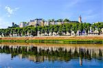 Panoramic of Chinon, Indre-et Loire, Loire Valley, France, Europe