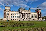 The Reichstag was built in 1894 as the German parliament. Today it is the seat of the German Bundestag, the parliament of the Fedral Republic of Germany.