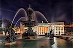 Rossio Square is the popular name of the Pedro IV Square ( Praca de D. Pedro IV) in the city of Lisbon, in Portugal.