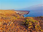 Spain, Canary Islands, Tenerife, Palm-Mar, View of the southern coast of the island.