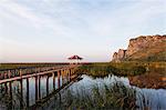 South East Asia, Thailand, Prachuap Kiri Khan, Khao Sam Roi Yot National Park wetlands, observation tower