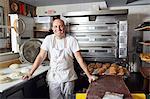 Portrait of baker in bakery