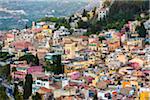 Overview of Taormina, Sicily, Italy