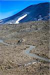 Winding Road on Mount Etna, Sicily, Italy