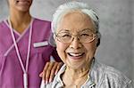 Portrait of a smiling senior woman.