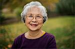 Portrait of a smiling senior woman.