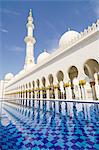 Sheikh Zayed Grand Mosque, Abu Dhabi, United Arab Emirates, Middle East