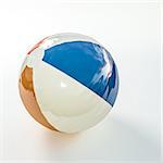 3d illustration of a plastic beach ball