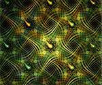 Abstract fractal fantasy wallpaper green pattern.Fractal artwork for creative design,flyer cover, interior, poster.