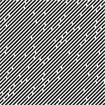 Vector Seamless Black and White Irregular Rounded Dash Lines Pattern. Abstract Geometric Background Design
