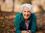 Portrait of a smiling senior woman.