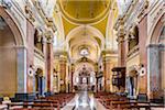 Interior of Basilica di San Martino, Martina Franca, Puglia, Italy